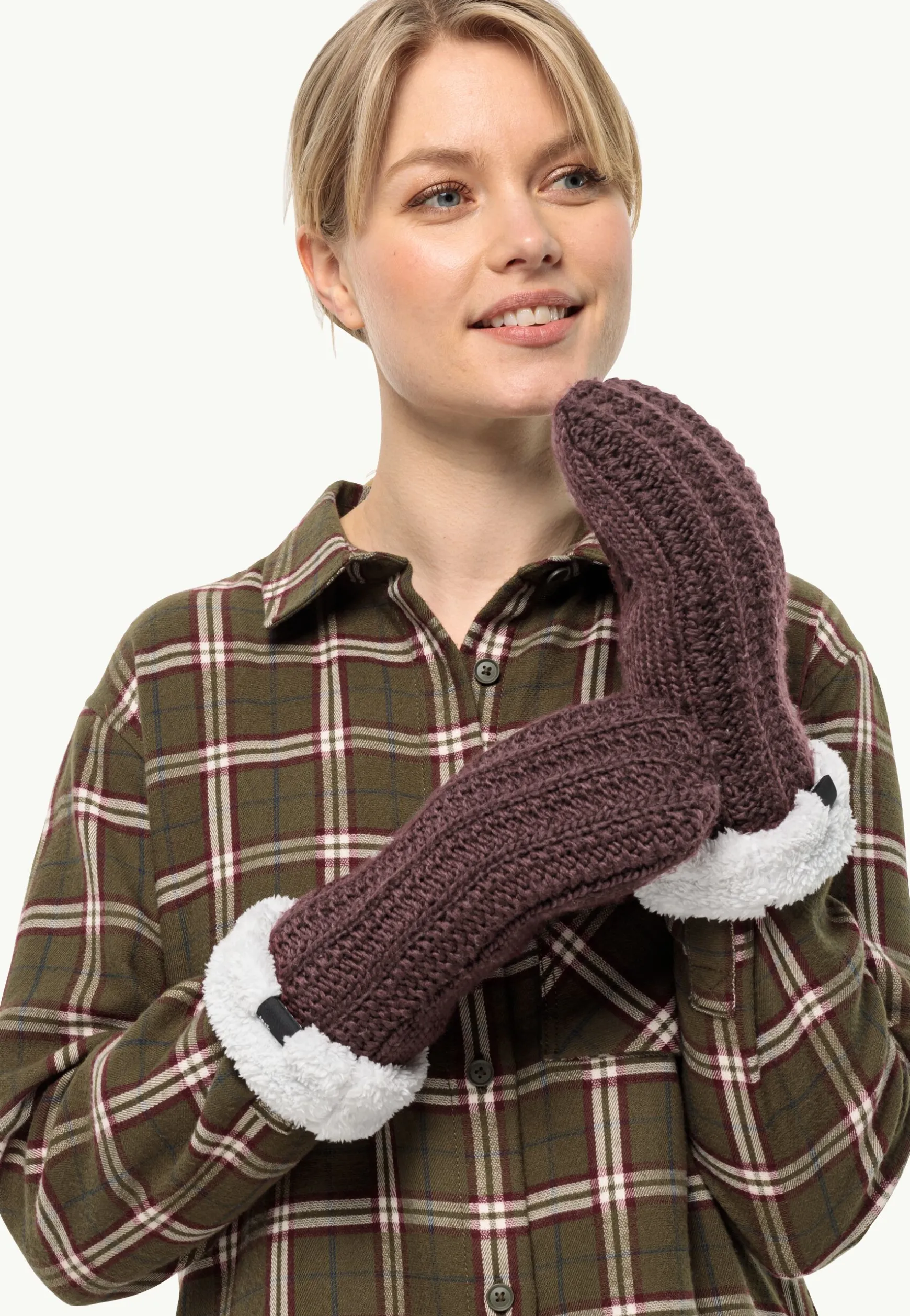 Highloft Knit Mitten W