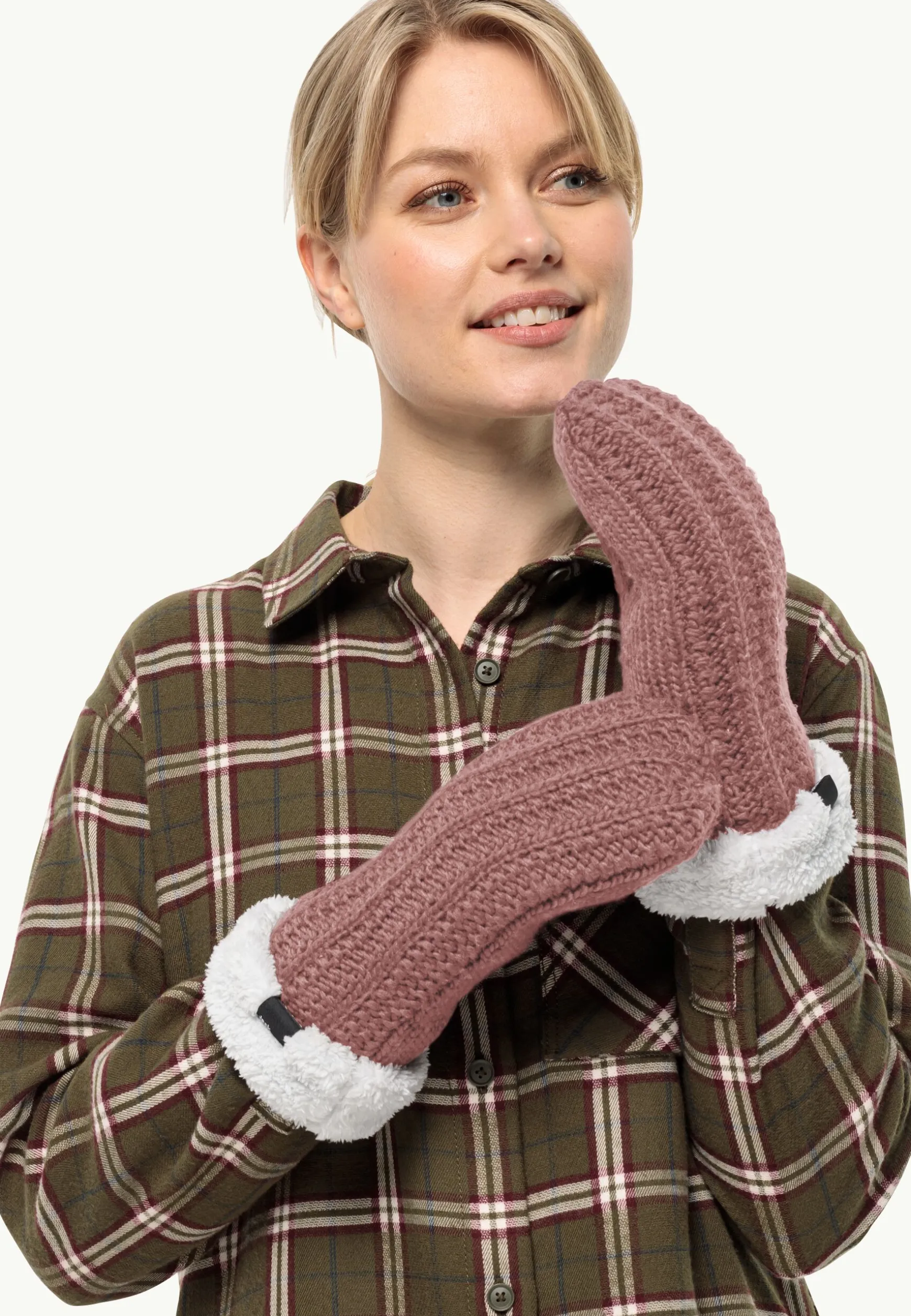 Highloft Knit Mitten W