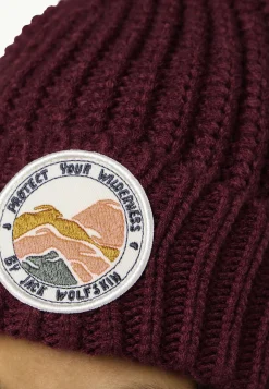 Pompom Badge Beanie K