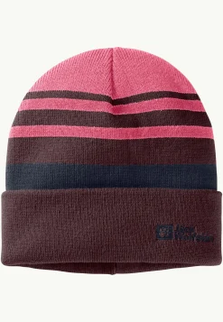 Stripy Knit Beanie K